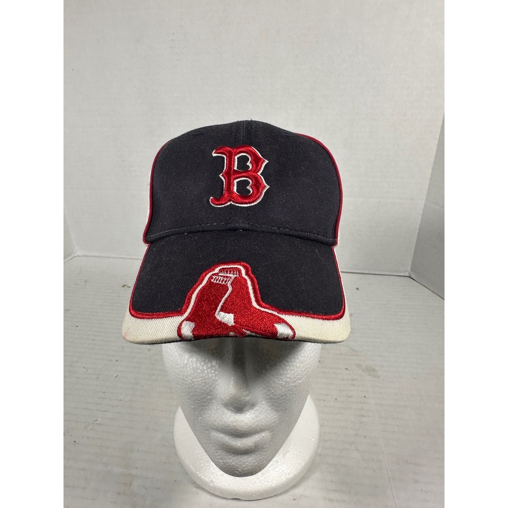 New Era Boston‎ Red Sox MLB Youth Hat Navy White Adjustable Baseball Cap